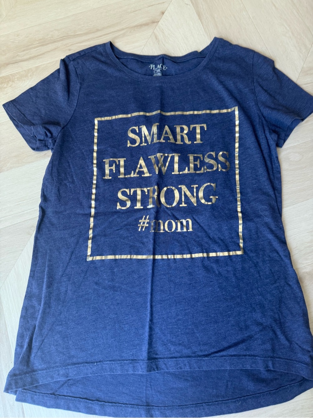 Place Navy Crewneck Tee with White Logo